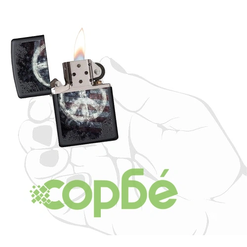 Запалка Zippo 28864 Peace on Flag ➤ топ цена ➤ sorbe.bg