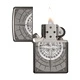 Запалка Zippo 29232 Black Ice® Compass