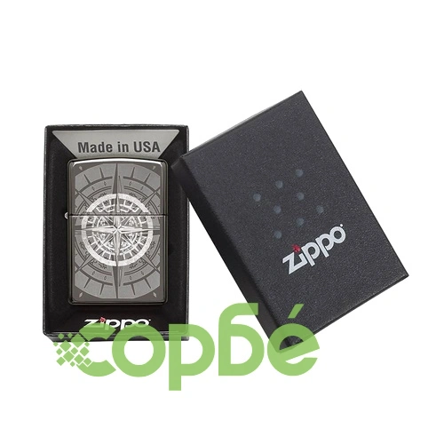 Запалка Zippo 29232 Black Ice® Compass ➤ топ цена ➤ sorbe.bg