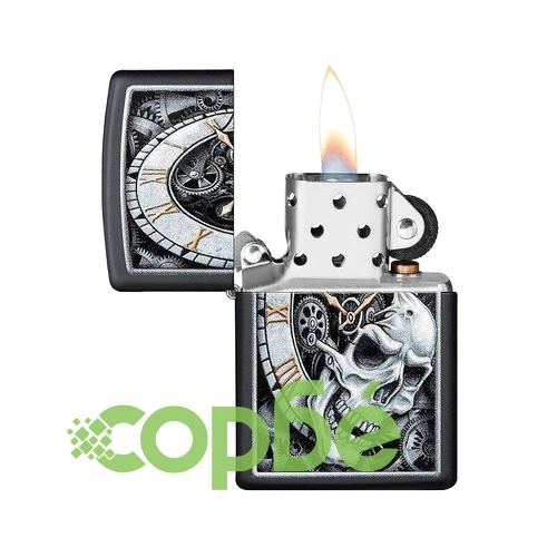 Запалка Zippo 29854 Skull Clock Design ➤ топ цена ➤ sorbe.bg