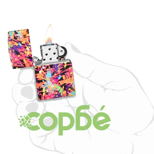 Запалка Zippo - Glow in the Dark Retro Design ➤ топ цена ➤ sorbe.bg