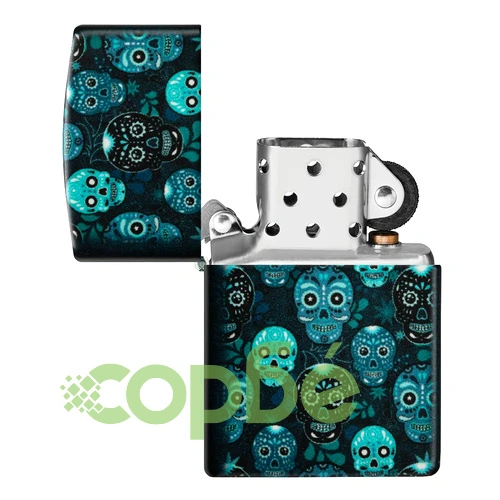 Запалка Zippo - Glow in the Dark Sugar Skulls Design ➤ топ цена ➤ sorbe.bg