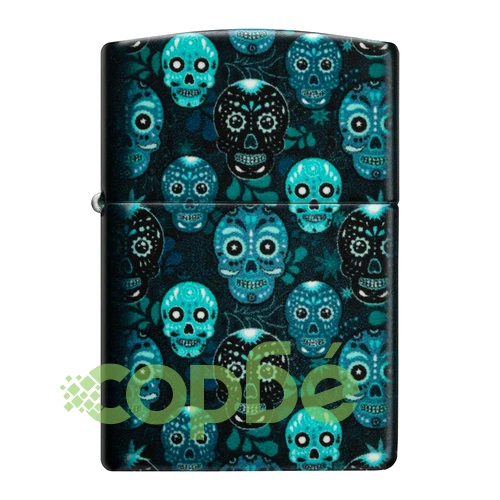 Запалка Zippo - Glow in the Dark Sugar Skulls Design ➤ топ цена ➤ sorbe.bg