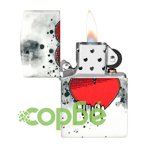 Запалка Zippo - Glowing Love Drip Design ➤ топ цена ➤ sorbe.bg