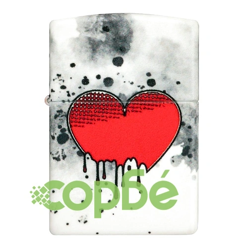 Запалка Zippo - Glowing Love Drip Design ➤ топ цена ➤ sorbe.bg