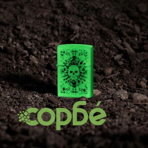 Запалка Zippo - Glowing Skull Design ➤ топ цена ➤ sorbe.bg