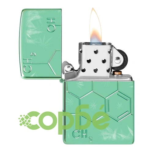 Запалка Zippo - Cannabis THC Desing ➤ топ цена ➤ sorbe.bg