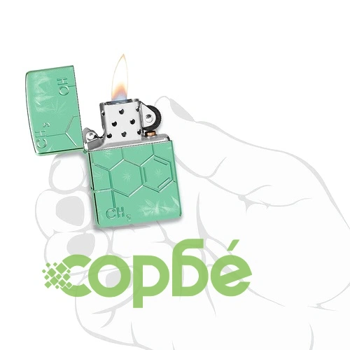 Запалка Zippo - Cannabis THC Desing ➤ топ цена ➤ sorbe.bg