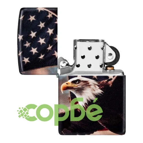 Запалка Zippo - Eagle USA Flag Design ➤ топ цена ➤ sorbe.bg