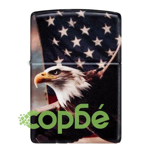 Запалка Zippo - Eagle USA Flag Design ➤ топ цена ➤ sorbe.bg