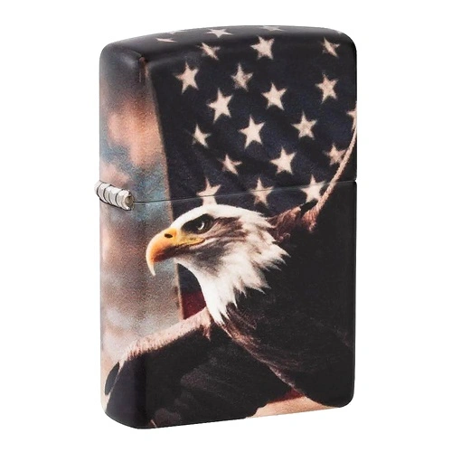 Запалка Zippo - Eagle USA Flag Design ➤ топ цена ➤ sorbe.bg