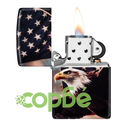 Запалка Zippo - Eagle USA Flag Design ➤ топ цена ➤ sorbe.bg