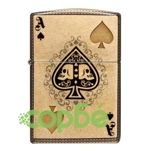 Запалка Zippo - Ace of Skulls Design ➤ топ цена ➤ sorbe.bg
