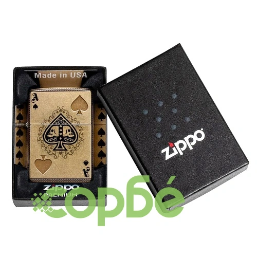 Запалка Zippo - Ace of Skulls Design ➤ топ цена ➤ sorbe.bg