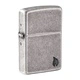 Запалка Zippo - Armor® Antique Silver Flame Design