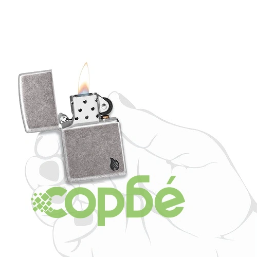 Запалка Zippo - Armor® Antique Silver Flame Design ➤ топ цена ➤ sorbe.bg