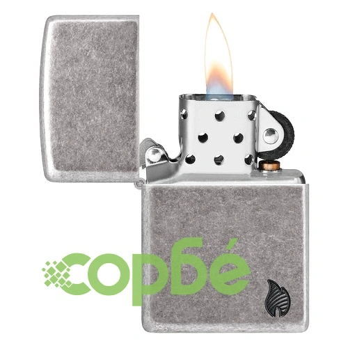 Запалка Zippo - Armor® Antique Silver Flame Design ➤ топ цена ➤ sorbe.bg