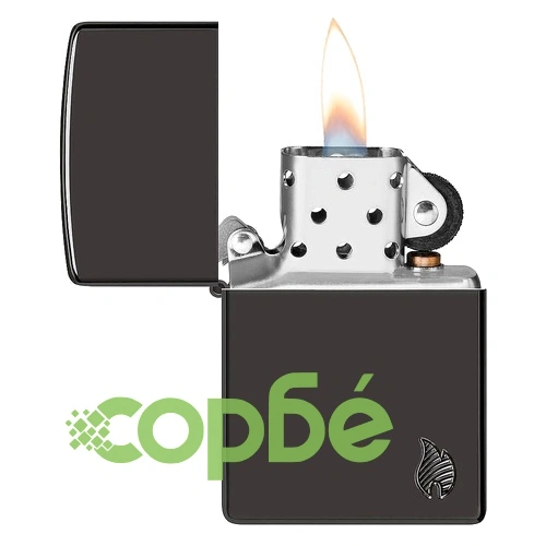 Запалка Zippo - Armor® High Polish Black Flame Design ➤ топ цена ➤ sorbe.bg