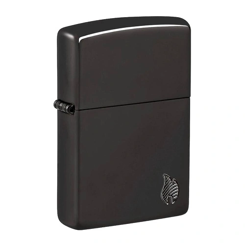 Запалка Zippo - Armor® High Polish Black Flame Design ➤ топ цена ➤ sorbe.bg