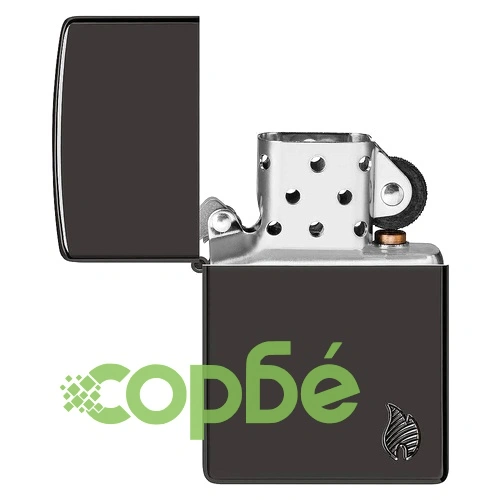 Запалка Zippo - Armor® High Polish Black Flame Design ➤ топ цена ➤ sorbe.bg