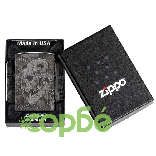 Запалка Zippo - Trippy Skull Design ➤ топ цена ➤ sorbe.bg