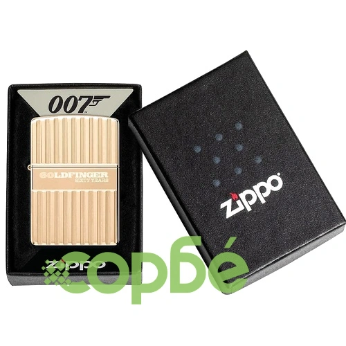 Запалка Zippo - James Bond 007™ Goldfinger , 60th Anniversary Collectible ➤ топ цена ➤ sorbe.bg