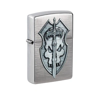 Запалка Zippo Medieval Sword and Shield Skull 48372