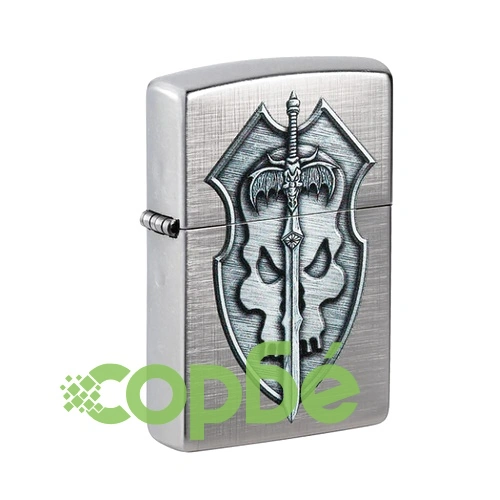 Запалка Zippo Medieval Sword and Shield Skull 48372 ➤ топ цена ➤ sorbe.bg