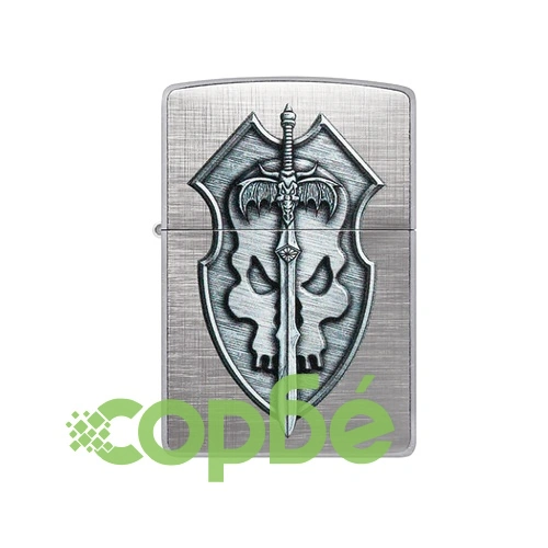 Запалка Zippo Medieval Sword and Shield Skull 48372 ➤ топ цена ➤ sorbe.bg