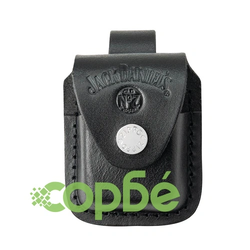 Комплект запалка и калъф Zippo Jack Daniels Black Matte 48460 ➤ топ цена ➤ sorbe.bg