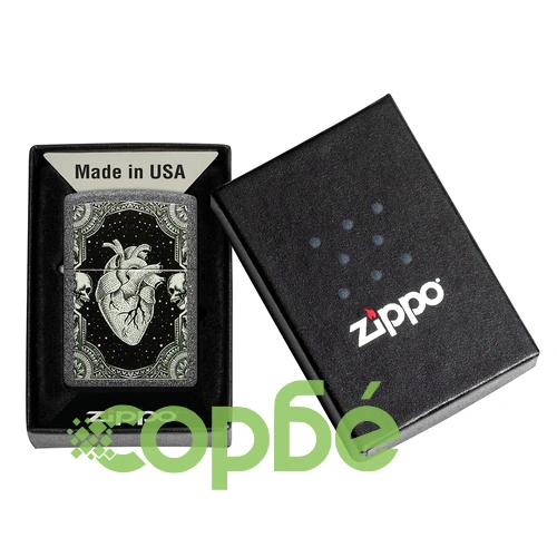 Запалка Zippo - Heart Design ➤ топ цена ➤ sorbe.bg