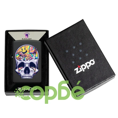 Запалка Zippo - Skull Moon Design ➤ топ цена ➤ sorbe.bg