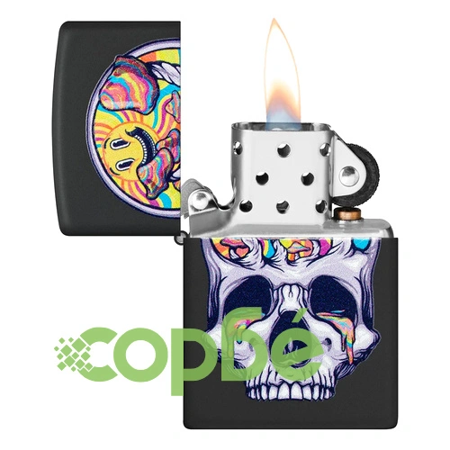 Запалка Zippo - Skull Moon Design ➤ топ цена ➤ sorbe.bg
