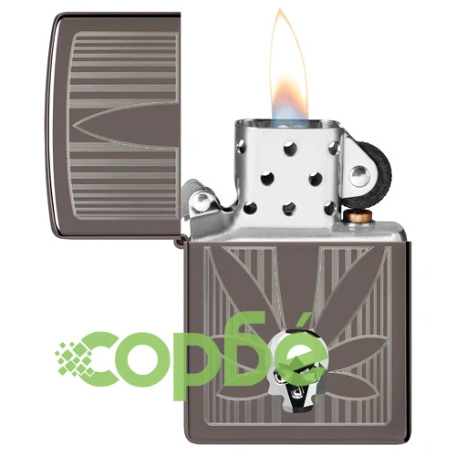 Запалка Zippo - Cannabis Design ➤ топ цена ➤ sorbe.bg