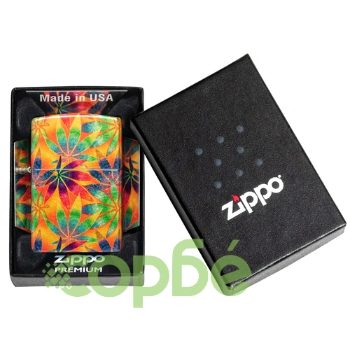 Запалка Zippo - Colorful Cannabis Design ➤ топ цена ➤ sorbe.bg