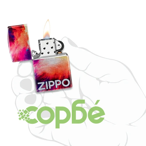 Запалка Zippo - Tie Die Design ➤ топ цена ➤ sorbe.bg
