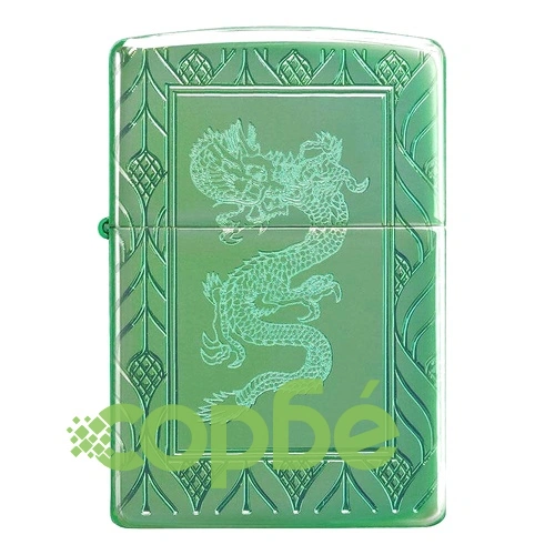 Запалка Zippo - Armor® High Polish Green Elegant Dragon ➤ топ цена ➤ sorbe.bg