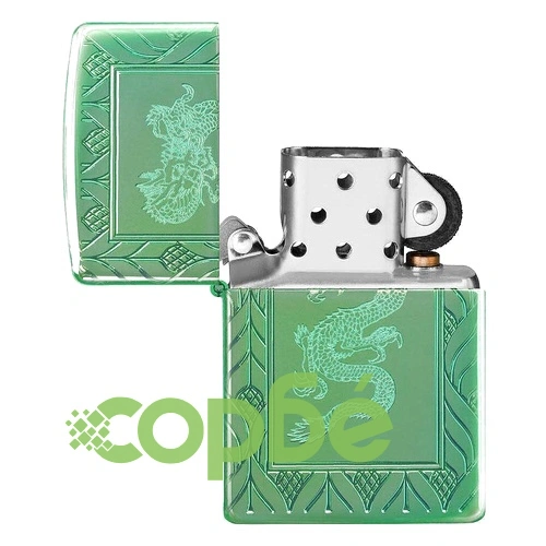 Запалка Zippo - Armor® High Polish Green Elegant Dragon ➤ топ цена ➤ sorbe.bg