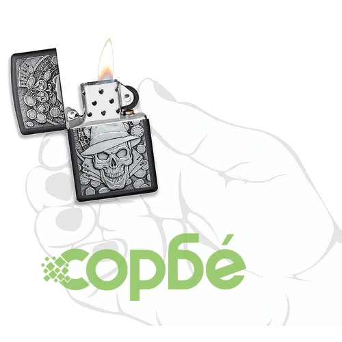 Запалка Zippo Gambling Skull ➤ топ цена ➤ sorbe.bg