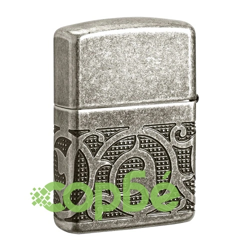Запалка Zippo - Armor® Antique Silver Pattern Design ➤ топ цена ➤ sorbe.bg