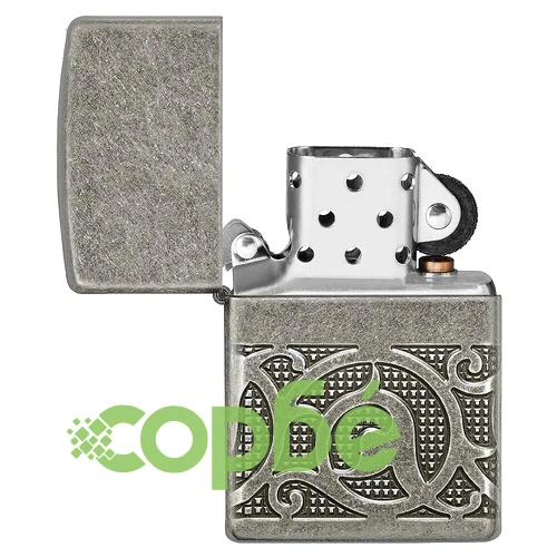 Запалка Zippo - Armor® Antique Silver Pattern Design ➤ топ цена ➤ sorbe.bg