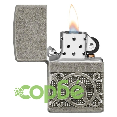 Запалка Zippo - Armor® Antique Silver Pattern Design ➤ топ цена ➤ sorbe.bg