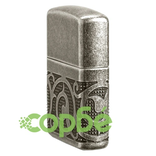 Запалка Zippo - Armor® Antique Silver Pattern Design ➤ топ цена ➤ sorbe.bg