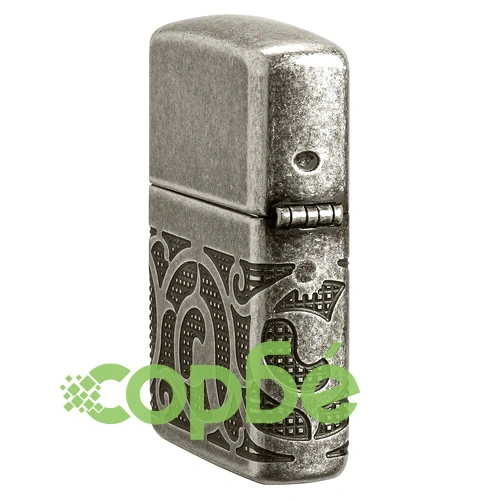 Запалка Zippo - Armor® Antique Silver Pattern Design ➤ топ цена ➤ sorbe.bg