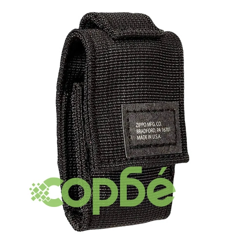 Комплект Zippo Tactical - запалка Black Crackle™ 236 и калъф, черни ➤ топ цена ➤ sorbe.bg