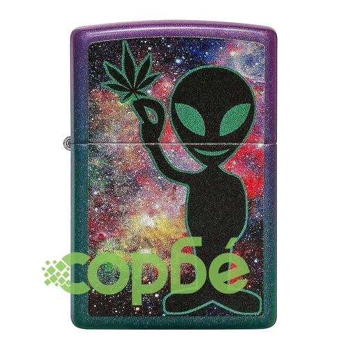 Запалка Zippo Green Alien ➤ топ цена ➤ sorbe.bg