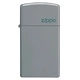 Запалка Zippo Slim Flat Grey Zippo Logo 49527ZL