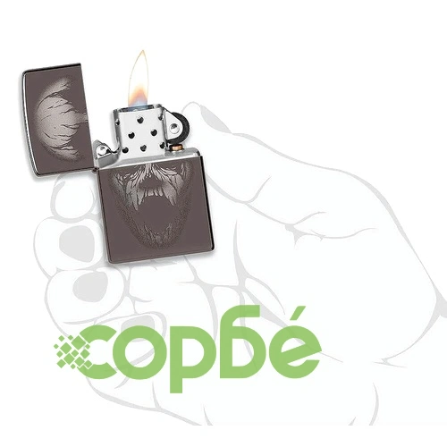 Запалка Zippo Screaming Monster Design, Black Ice Finish 49799 ➤ топ цена ➤ sorbe.bg