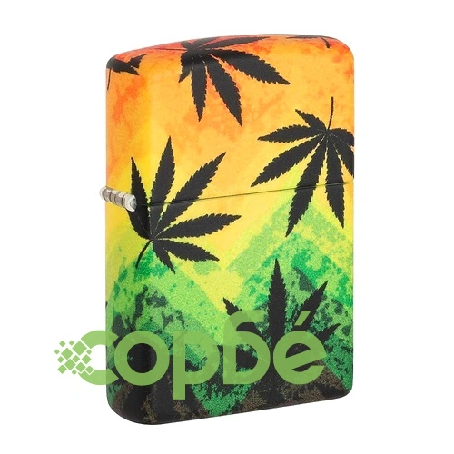 Запалка Zippo Cannabis Design ➤ топ цена ➤ sorbe.bg