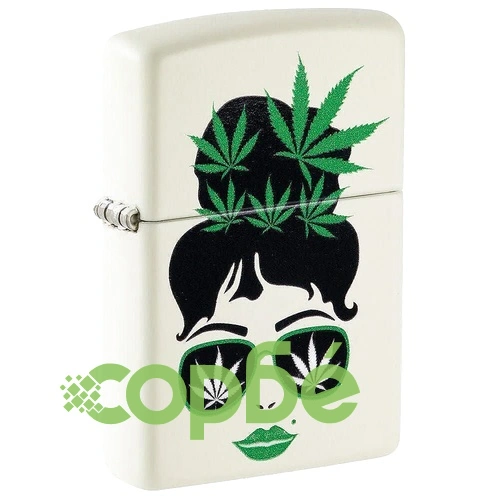 Запалка Zippo Cannabis Design Design Glow in the Dark 49837 ➤ топ цена ➤ sorbe.bg